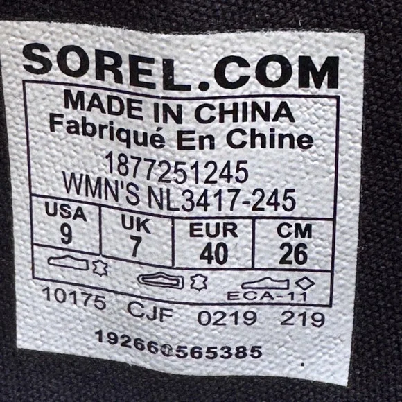 Sorel Phoenix Zip Boots Women's 9 Olive Green Leather Suede Waterproof Winter - Picture 16 of 16